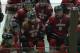Donning number 23, Porcellato is in a huddle with her Gee Gees teammates devising strategy (Photo by Mark Staffieri)