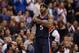 Feb 11, 2013; Dallas, TX, USA; Atlanta Hawks forward Josh Smith (5) prepares to enter the game against the Dallas Mavericks at the American Airlines Center. The Hawks beat the Mavs 105-101. Mandatory Credit: Matthew Emmons-USA TODAY Sports