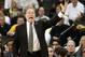 IOWA CITY, IA- JANUARY 10: Head coach Tom Izzo of the Michigan State Spartans reacts to a call during the second half against the Iowa Hawkeyes on January 10, 2013 at Carver-Hawkeye Arena in Iowa City, Iowa. Michigan State won 62-59. (Photo by Matthew Holst/Getty Images)