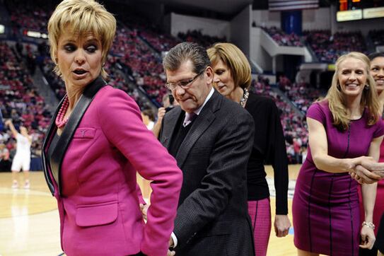Geno Auriemma and Kim Mulkey Combine for One of the Photos of the Year