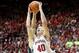 Indiana's Cody Zeller goes up for a shot against Purdue on Feb. 16.