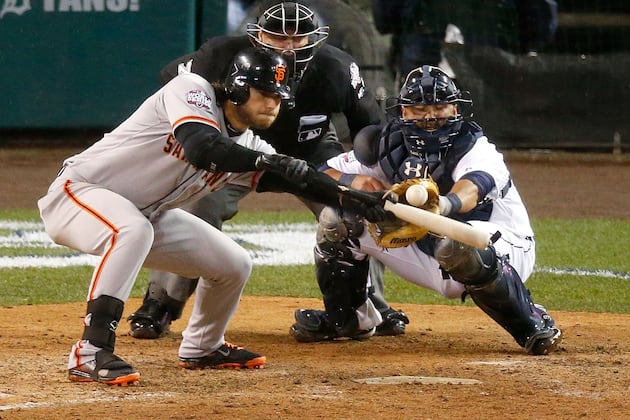 Giants Hold Their First Batting Practice Session Against Live Pitching