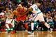 BOSTON, MA - FEBRUARY 13: Carlos Boozer #5 of the Chicago Bulls is fouled by Chris Wilcox #44 of the Boston Celtics during the game on February 13, 2013 at TD Garden in Boston, Massachusetts. NOTE TO USER: User expressly acknowledges and agrees that, by downloading and or using this photograph, User is consenting to the terms and conditions of the Getty Images License Agreement. (Photo by Jared Wickerham/Getty Images)