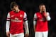LONDON, ENGLAND - FEBRUARY 19: Jack Wilshere of Arsenal shows his dejection during the UEFA Champions League round of 16 first leg match between Arsenal and Bayern Muenchen at Emirates Stadium on February 19, 2013 in London, England. (Photo by Shaun Botterill/Getty Images)