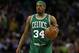 CHARLOTTE, NC - FEBRUARY 11: Paul Pierce #34 of the Boston Celtics during their game at Time Warner Cable Arena on February 11, 2013 in Charlotte, North Carolina. NOTE TO USER: User expressly acknowledges and agrees that, by downloading and or using this photograph, User is consenting to the terms and conditions of the Getty Images License Agreement. (Photo by Streeter Lecka/Getty Images)