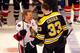 Alfredsson and Chara talk at the 2012 NHL All-Star Skills Challenge in Ottawa.