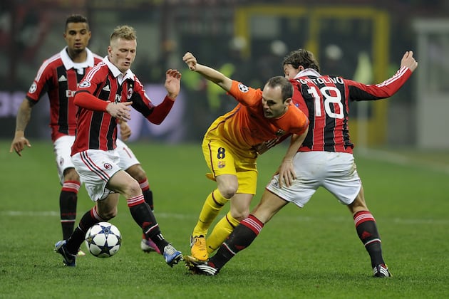 AC Milan V Barcelona: 20th Feb 2013 | Report