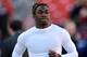 LANDOVER, MD - JANUARY 06: Robert Griffin III #10 of the Washington Redskins warms up prior to their NFC Wild Card Playoff Game against the Seattle Seahawks at FedExField on January 6, 2013 in Landover, Maryland. (Photo by Patrick McDermott/Getty Images)