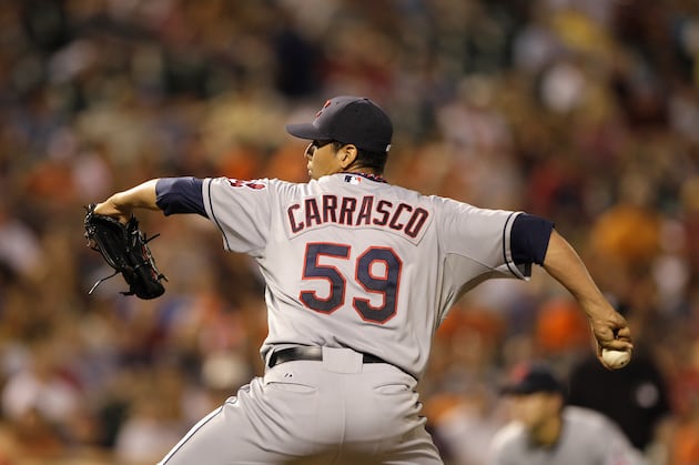 Carrasco Hoping to Stick in Indians Rotation