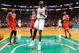 BOSTON, MA - FEBRUARY 13: Kevin Garnett #5 of the Boston Celtics reacts following a basket against the Chicago Bulls during the game on February 13, 2013 at TD Garden in Boston, Massachusetts. NOTE TO USER: User expressly acknowledges and agrees that, by downloading and or using this photograph, User is consenting to the terms and conditions of the Getty Images License Agreement. (Photo by Jared Wickerham/Getty Images)