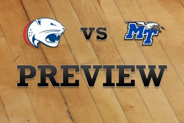 South Alabama vs. Middle Tenn State: Full Game Preview