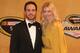 LAS VEGAS, NV - NOVEMBER 30: Jimmie Johnson, driver of the #48 Lowe's Chevrolet, and his wif Chandra arrive on the red carpet for the NASCAR Sprint Cup Series Champion's Awards at the Wynn Las Vegas on November 30, 2012 in Las Vegas, Nevada. (Photo by John Gurzinski/Getty Images for NASCAR)