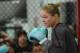 Feb 20, 2013; Torrance, CA, USA; Ronda Rousey during today's public workout at the UFC gym in Torrance, CA. Rousey has a bout with Liz Carmouche on Feb 23 in Anaheim, CA. Mandatory Credit: Jayne Kamin-Oncea-USA TODAY Sports