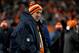 DENVER, CO - JANUARY 12: Peyton Manning #18 of the Denver Broncos looks on from the sideline against the Baltimore Ravens during the AFC Divisional Playoff Game at Sports Authority Field at Mile High on January 12, 2013 in Denver, Colorado. The Ravens won 38-35 in the second overtime. (Photo by Dustin Bradford/Getty Images)