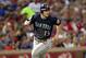 ARLINGTON, TX - SEPTEMBER 15: Kyle Seager #15 of the Seattle Mariners heads for home and scores on a triple by Michael Saunders off of Scott Feldman of the Texas Rangers in the top of the third inning on September 15, 2012 at the Rangers Ballpark in Arlington in Arlington, Texas. (Photo by Layne Murdoch/Getty Images)