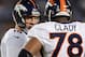 SAN DIEGO, CA - OCTOBER 15: Peyton Manning #18 of the Denver Broncos speaks to Ryan Clady #78 during the game against the San Diego Chargers at Qualcomm Stadium on October 15, 2012 in San Diego, California. (Photo by Harry How/Getty Images)