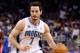 ORLANDO, FL - APRIL 19: J.J. Redick #7 of the Orlando Magic drives against the Atlanta Hawks during Game Two of the Eastern Conference Quarterfinals of the 2011 NBA Playoffs on April 19, 2011 at the Amway Arena in Orlando, Florida. NOTE TO USER: User expressly acknowledges and agrees that, by downloading and/or using this Photograph, user is consenting to the terms and conditions of the Getty Images License Agreement. (Photo by J. Meric/Getty Images)