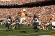 KNOXVILLE, TN - NOVEMBER 10: Cordarrelle Patterson #84 of the Tennessee Volunteers leaps into the end zone for a five-yard touchdown against the Missouri Tigers during the game at Neyland Stadium on November 10, 2012 in Knoxville, Tennessee. (Photo by Joe Robbins/Getty Images)