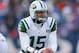 ORCHARD PARK, NY - DECEMBER 30: Tim Tebow #15 of the New York Jets takes his only snap against the Buffalo Bills at Ralph Wilson Stadium on December 30, 2012 in Orchard Park, New York. Buffalo won 28-9. (Photo by Rick Stewart/Getty Images)