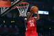 HOUSTON, TX - FEBRUARY 17: Kevin Durant #35 of the Oklahoma City Thunder and the Western Conference goes up for a reverse dunk in the first quarter during the 2013 NBA All-Star game at the Toyota Center on February 17, 2013 in Houston, Texas. NOTE TO USER: User expressly acknowledges and agrees that, by downloading and or using this photograph, User is consenting to the terms and conditions of the Getty Images License Agreement. (Photo by Ronald Martinez/Getty Images)