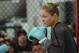 Feb 20, 2013; Torrance, CA, USA; Ronda Rousey during today's public workout at the UFC gym in Torrance, CA. Rousey has a bout with Liz Carmouche on Feb 23 in Anaheim, CA. Mandatory Credit: Jayne Kamin-Oncea-USA TODAY Sports