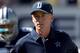 CHARLOTTE, NC - OCTOBER 21: Head coach Jason Garrett of the Dallas Cowboys walks onto the field during their game against the Carolina Panthers at Bank of America Stadium on October 21, 2012 in Charlotte, North Carolina. (Photo by Streeter Lecka/Getty Images)