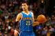 BOSTON, MA - JANUARY 16: Austin Rivers #25 of the New Orleans Hornets carries the ball down the court against the Boston Celtics during the game on January 16, 2013 at TD Garden in Boston, Massachusetts. NOTE TO USER: User expressly acknowledges and agrees that, by downloading and or using this photograph, User is consenting to the terms and conditions of the Getty Images License Agreement. (Photo by Jared Wickerham/Getty Images)