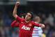 LONDON, ENGLAND - FEBRUARY 23: Rafael of Manchester United celebrates scoring the first goal during the Barclays Premier League match between Queens Park Rangers and Manchester United at Loftus Road on February 23, 2013 in London, England. (Photo by Ian Walton/Getty Images)