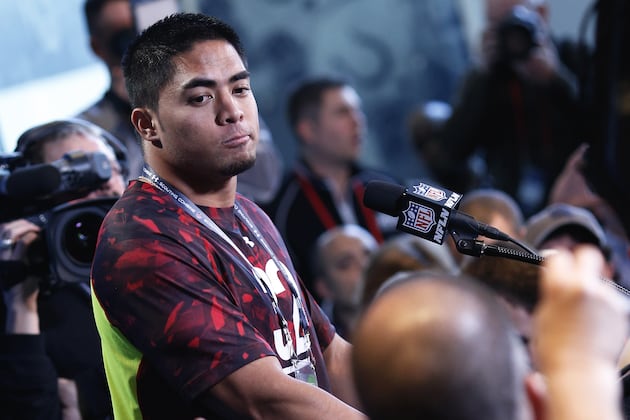 Manti Te'o Wins Back Support During 2013 NFL Combine Press Conference