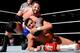 Intercontinental Champion Wade Barrett takes control of World Champion Alberto Del Rio. (Courtesy of WWE.com)