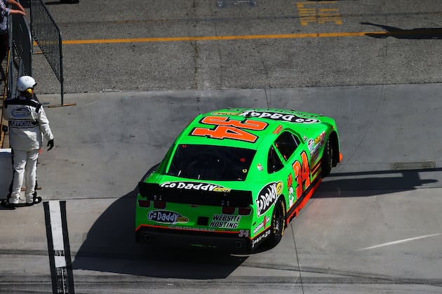 Danica Fast, but Day Ends Early