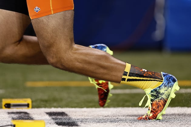 Adidas Offers Deal to Fastest Player at Combine