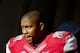 Nov 23, 2012; Fayetteville, AR, USA; Arkansas Razorbacks tight end Chris Gragg (80) waits to be recognized for senior day before a game against the Louisiana State Tigers at Donald W. Reynolds Stadium. LSU defeated Arkansas 20-13. Mandatory Credit: Beth Hall-USA TODAY Sports