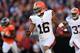 DENVER, CO - DECEMBER 23: Josh Cribbs #16 of the Cleveland Browns returns a punt against the Denver Broncos at Sports Authority Field at Mile High on December 23, 2012 in Denver, Colorado. The Broncos defeated the Browns 34-12. (Photo by Doug Pensinger/Getty Images)