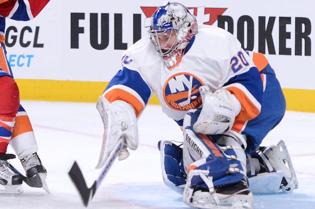 Nabokov Makes 35 Saves as Isles Blank Sabres