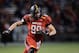 COLLEGE PARK, MD - OCTOBER 15: Tight end Matt Furstenburg #89 of the Maryland Terrapins carries the ball after catching a pass against the Clemson Tigers at Byrd Stadium on October 15, 2011 in College Park, Maryland. The Clemson won 56-45. (Photo by Rob Carr/Getty Images)
