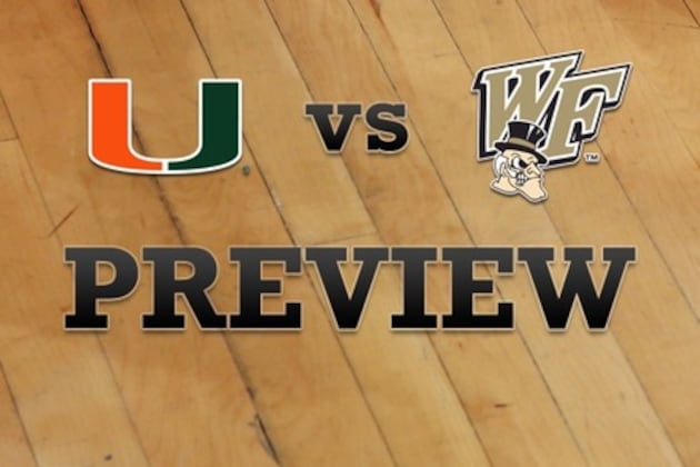 Miami vs. Wake Forest: Full Game Preview