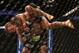 ANAHEIM, CA - FEBRUARY 23: Urijah Faber (L) and Ivan Menjivar fight during their UFC Bantamweight bout at Honda Center on February 23, 2013 in Anaheim, California. (Photo by Jeff Gross/Getty Images)