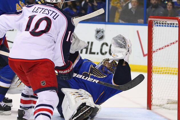 Video: Jaroslav Halak Makes Tip-of-the-Glove Save