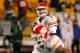 PITTSBURGH, PA - NOVEMBER 12: Matt Cassel #7 of the Kansas City Chiefs warms up against the Pittsburgh Steelers at Heinz Field on November 12, 2012 in Pittsburgh, Pennsylvania. (Photo by Gregory Shamus/Getty Images)