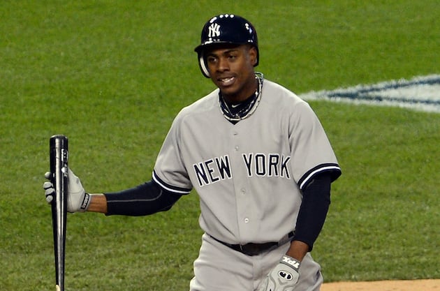 Yankees' Granderson Leaves Game After HBP