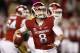 FAYETTEVILLE, AR - NOVEMBER 23: Tyler Wilson #8 of the Arkansas Razorbacks throws a pass against the LSU Tigers at Razorback Stadium on November 23, 2012 in Fayetteville, Arkansas. The Tigers defeated the Razorbacks 20-13. (Photo by Wesley Hitt/Getty Images)