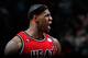 ATLANTA, GA - FEBRUARY 20: LeBron James #6 of the Miami Heat reacts after an assist for a basket against the Atlanta Hawks at Philips Arena on February 20, 2013 in Atlanta, Georgia. NOTE TO USER: User expressly acknowledges and agrees that, by downloading and or using this photograph, User is consenting to the terms and conditions of the Getty Images License Agreement. (Photo by Kevin C. Cox/Getty Images)