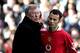 LONDON - OCTOBER 01: Manchester United Manager, Sir Alex Ferguson congratulates Ryan Giggs after he substituted him during the Barclays Premiership match between Fulham and Manchester United at Craven Cottage on October 1, 2005 in London, England. (Photo by Phil Cole/Getty Images)