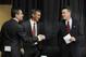 Three years ago, Washington Redskins owner Daniel Snyder and GM Bruce Allen introduce the team's new head coach Mike Shanahan.