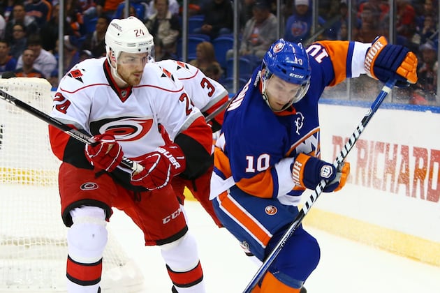 Sanguinetti caps Canes comeback vs. Islanders