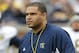 ANN ARBOR, MI - APRIL 16: University of Michigan defensive line coach Jerry Montgomery watches the action during the annual Spring Game at Michigan Stadium on April 16, 2011 in Ann Arbor, Michigan. (Photo by Leon Halip/Getty Images)