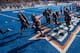 BOISE, ID - OCTOBER 20: The Boise State Broncos run onto the field for the game against the UNLV Rebels at Bronco Stadium on October 20, 2012 in Boise, Idaho. (Photo by Otto Kitsinger III/Getty Images)
