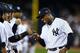 Yankees outfielder Curtis Granderson suffered a right forearm injury this Sunday.
