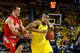 ANN ARBOR, MI - FEBRUARY 05: Trey Burke #3 of the Michigan Wolverines tries to get past Aaron Craft #4 of the Ohio State Buckeyes at Crisler Center on February 5, 2013 in Ann Arbor, Michigan. Michigan won the game 76-74 in overtime. (Photo by Gregory Shamus/Getty Images)